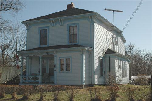 Front elevation of the Harris-Baxter house