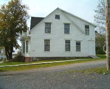 East elevation, MacAskill House, St. Peter's, Nova Scotia, 2004.
; Heritage Division, NS Dept. of Tourism, Culture and Heritage, 2004.