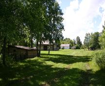 Contextual view of a selection of buildings on the Negrych Homestead, Venlaw area, 2005; Historic Resources Branch, Manitoba Culture, Heritage and Tourism, 2005
