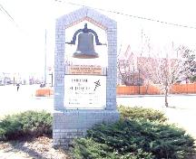 Old Saint-Jacques Church Bell Monument.; Town of Edmunston