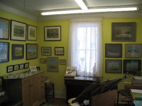 Interior of Dr. Ernest Luthi Reidence.
