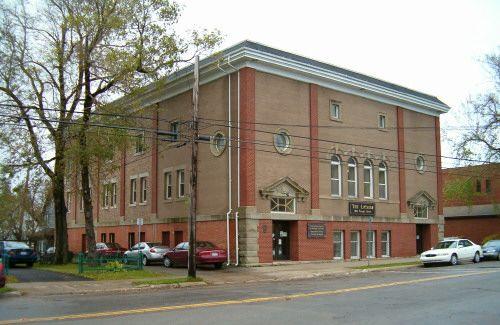 West elevation, Lyceum