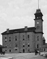 Historic view of the west elevation – c. 1900