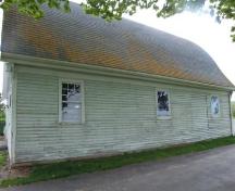 East elevation, Sanford Barn, North Medford, Nova Scotia, 2007.
; Heritage Division, NS Dept. of Tourism, Culture and Heritage, 2007.