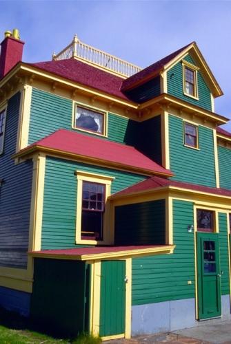 Rear of George C. Harris House