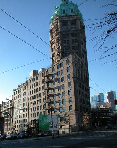 Pender Street elevation