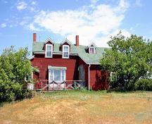 Façade sud de la Maison Lea, région de Manitou, 2006; Historic Resources Branch, Manitoba Culture, Heritage and Tourism, 2006