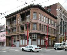 Exterior view of Chinese Freemasons Building; City of Vancouver, 2004