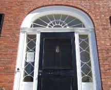 This photograph shows the Neo-Classical entrance, 2007; Town of St. Andrews