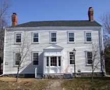 This photograph illustrates the 5 bay symmetrical façade, 2007; Town of St. Andrews