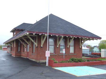Front and north elevation, CN Train Station