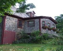 Rear elevation, Goodwin House, Habitant, Nova Scotia, 2007.
; Heritage Division, NS Dept. of Tourism, Culture and Heritage, 2007.