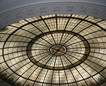 View of the dome over the banking hall of the Bank of Commerce, Winnipeg, 2006; Historic Resources Branch, Manitoba Culture, Heritage and Tourism 2006