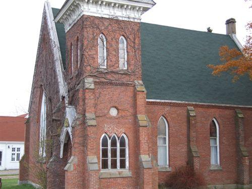 Front and south elevation, Rothsay Masonic Temple