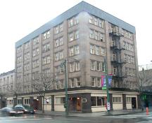 Exterior view of the New Columbia Hotel; City of Vancouver, 2004