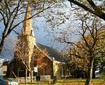 Front and side elevationss, St. George's Anglican Church, Sydney, NS, 2004; Heritage Division, Nova Scotia Department of Tourism, Culture and Heritage, 2004