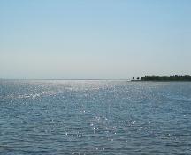 Vue générale de la baie de Miramichi, la dernière demeure du navire Hulton.; Province of New Brunswick