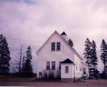 Showing front elevation and roof cupola; Province of PEI