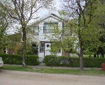 View of the main entrance of Rose Gill Hospital, 2007.; Government of Saskatchewan, Brett Quiring, 2007.