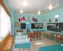 Intérieur de l'école Hilbre, Hilbre, 2006; Historic Resources Branch, Manitoba Culture, Heritage and Tourism, 2006