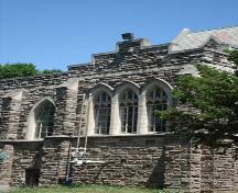 Of note are the lancet windows and stone construction.; Martina Braunstein, 2007.