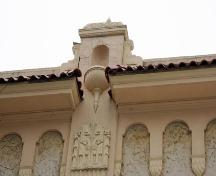 Wall detail of the Uptown Theatre, Winnipeg, 2006; Historic Resources Branch, Manitoba Culture, Heritage and Tourism, 2006
