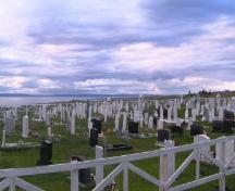View looking north of the Old Anglican Cemetery, Anchor Point, NL. Photo taken Angust 2007.; Town of Anchor Point 2007