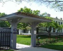 Of note is the arbour, which leads onto the Eldon House property.; Martina Braunstein, 2007.
