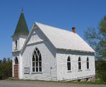 Exterior showing foundation; Jean Hershey