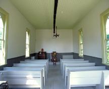 View of the interior of the church as seen from the front entrance – August 2005; OHT, 2005