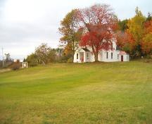 Front and east elevations, Campbell Heritage House, Strathlorne, Nova Scotia, 2004.; Heritage Division, NS Dept. of Tourism, Culture and Heritage, 2004.