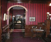 View of the entrance hall in Macdonald House (Dalnavert), Winnipeg, 2005; Historic Resources Branch, Manitoba Culture, Heritage, Tourism and Sport, 2005