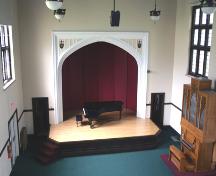 Interior view of the auditorium of the School for the Deaf, Winnipeg, 2005; Historic Resources Branch, Manitoba Culture, Heritage and Tourism, 2005