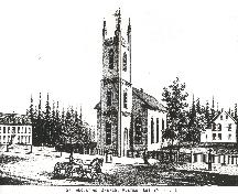 Showing front elevation with entrance on the side; Meacham's Illustrated Historical Atlas of PEI, 1880