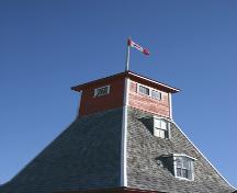 Tour (détail) de la tour de ferme Langtry Fox, région de Stonewall, 2005; Historic Resources Branch, Manitoba Culture, Heritage and Tourism, 2005