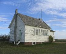 View showing west-facing window wall, 2004.; Government of Saskatchewan, J. Bisson, 2004.