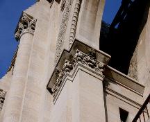 Détail de la cathédrale Saint-Boniface, Winnipeg, 2006; Historic Resources Branch, Manitoba Culture, Heritage, Tourism and Sport, 2006