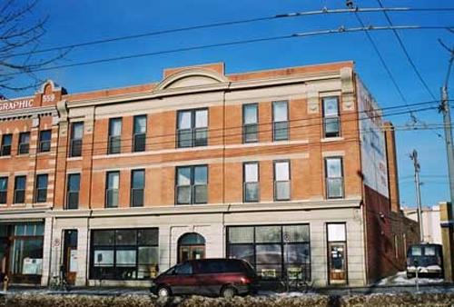 Front facade of the Lodge Hotel