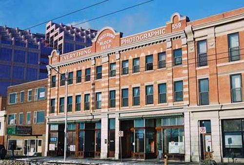 Front facade of the Brighton Block