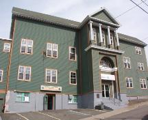 View of the main facade of the Star of the Sea Hall looking north. Photo taken summer 2004.; HFNL 2004