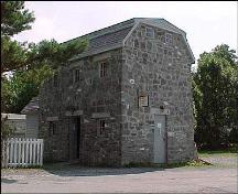 Exterior photo, main facade, of Ye Olde Stone Barn community museum, Brigus, NL, 2004.; Heritage Foundation of Newfoundland and Labrador, 2004