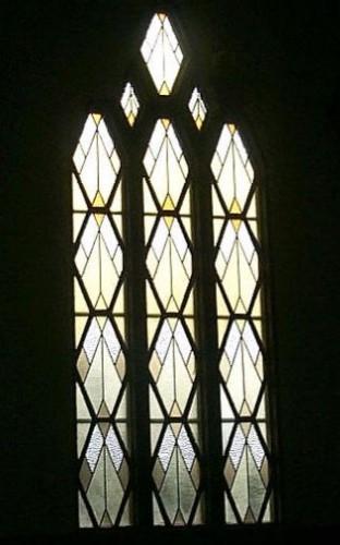 Non-figural Art Deco window - example