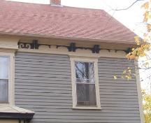 Scrollwork detail of 46 Victoria West, Amherst, NS, 2007.; Heritage Division, NS Dept of Tourism, Culture and Heritage, 2007