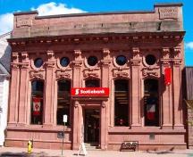 Front elevation of 79 Victoria Street East (Bank of Nova Scotia), Amherst, NS, 2005.; Heritage Division, Dept. of Tourism, Culture and Heritage, 2005.