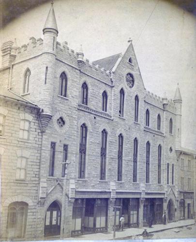Historical view of the façade – c. 1880