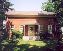 View of the main (east) façade of the main house showing Classical proportions – August 2003; OHT, 2003
