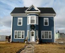 Front elevation of Port Morien Rectory Bed and Breakfast, Port Morien, NS, 2008.; Dept. of Tourism, Culture and Heritage, Province of NS, 2008