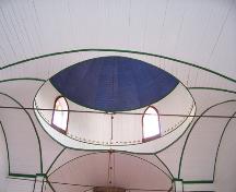 View into the main dome of the Assumption of the Blessed Virgin Mary Ukrainian Catholic Church, Oakburn area, 2006; Historic Resources Branch, Manitoba Culture, Heritage and Tourism, 2006
