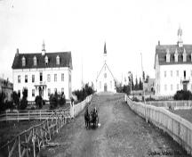 St. Bernard Mission (Church and Cemetery) Provincial Historic Resource, Grouard (circa 1913); Glenbow Archives, NA-2332-21