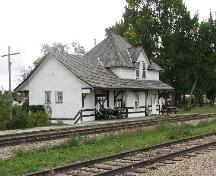 View of the Canadian National Railways Station from trackside, 2007.; Government of Saskatchewan, M. Thome, 2007.
